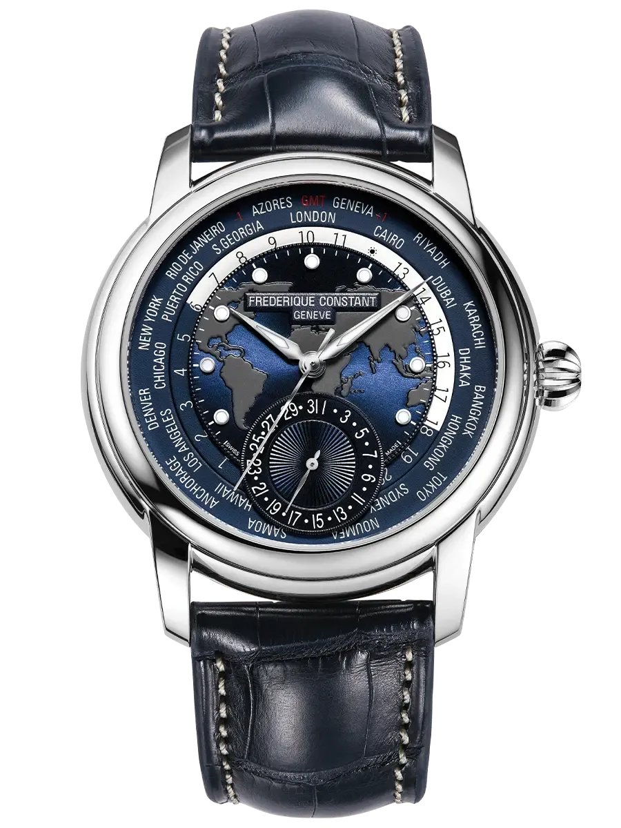 A Frederique Constant Classic Worldtimer Manufacture