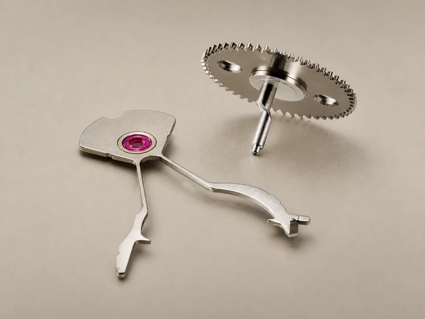 A Grand Seiko Magic Lever karja és felhúzókereke