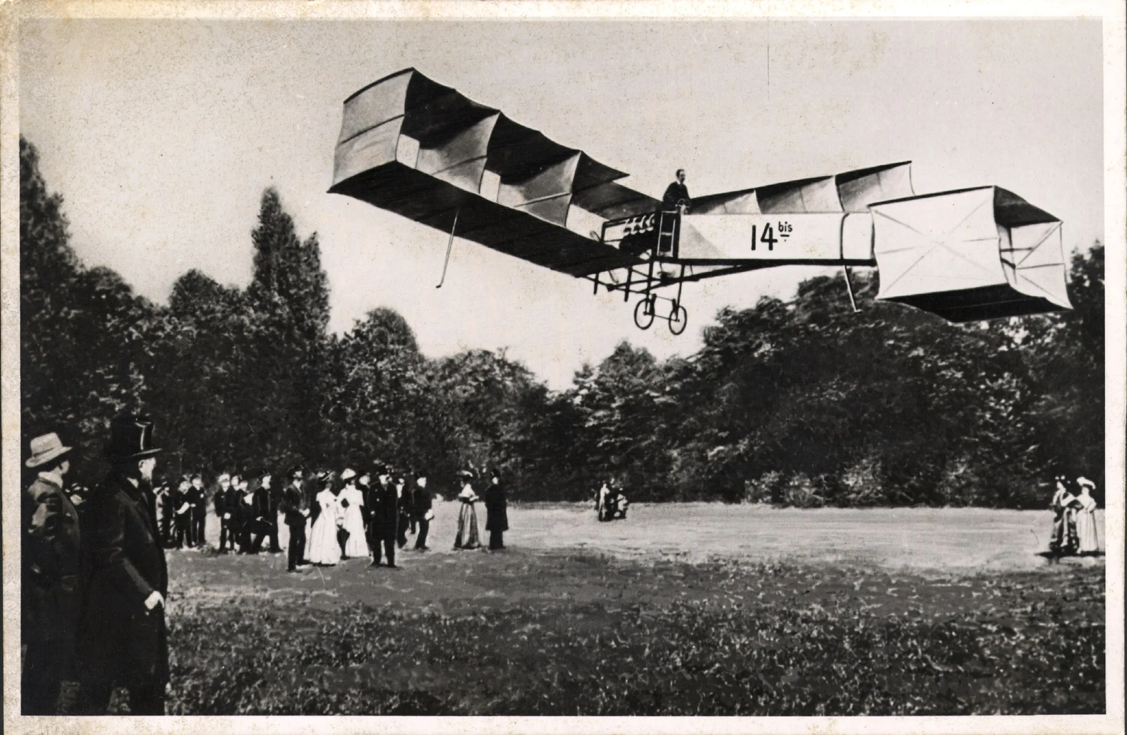 A 14-bis repülése, 1906